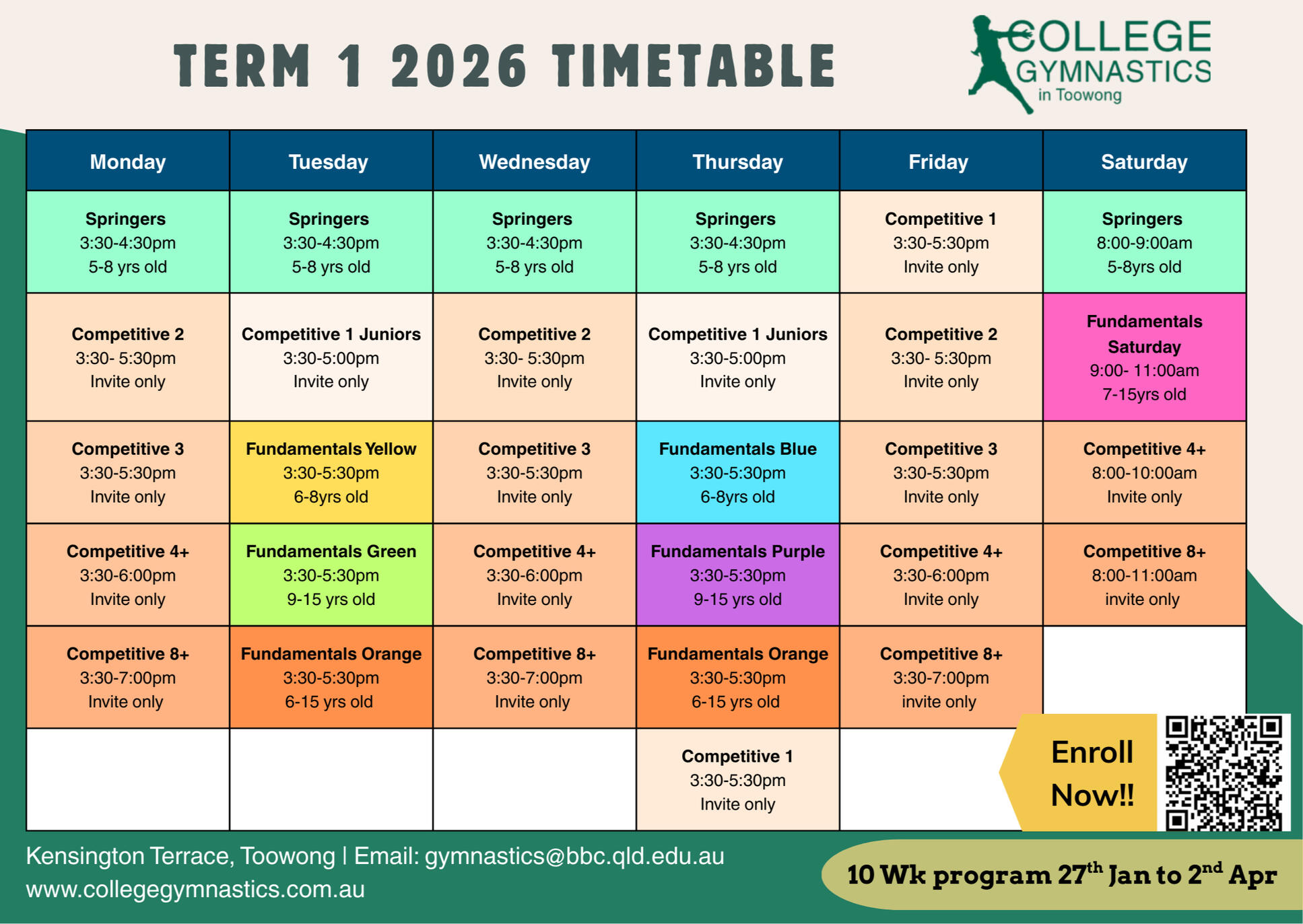 September holiday program